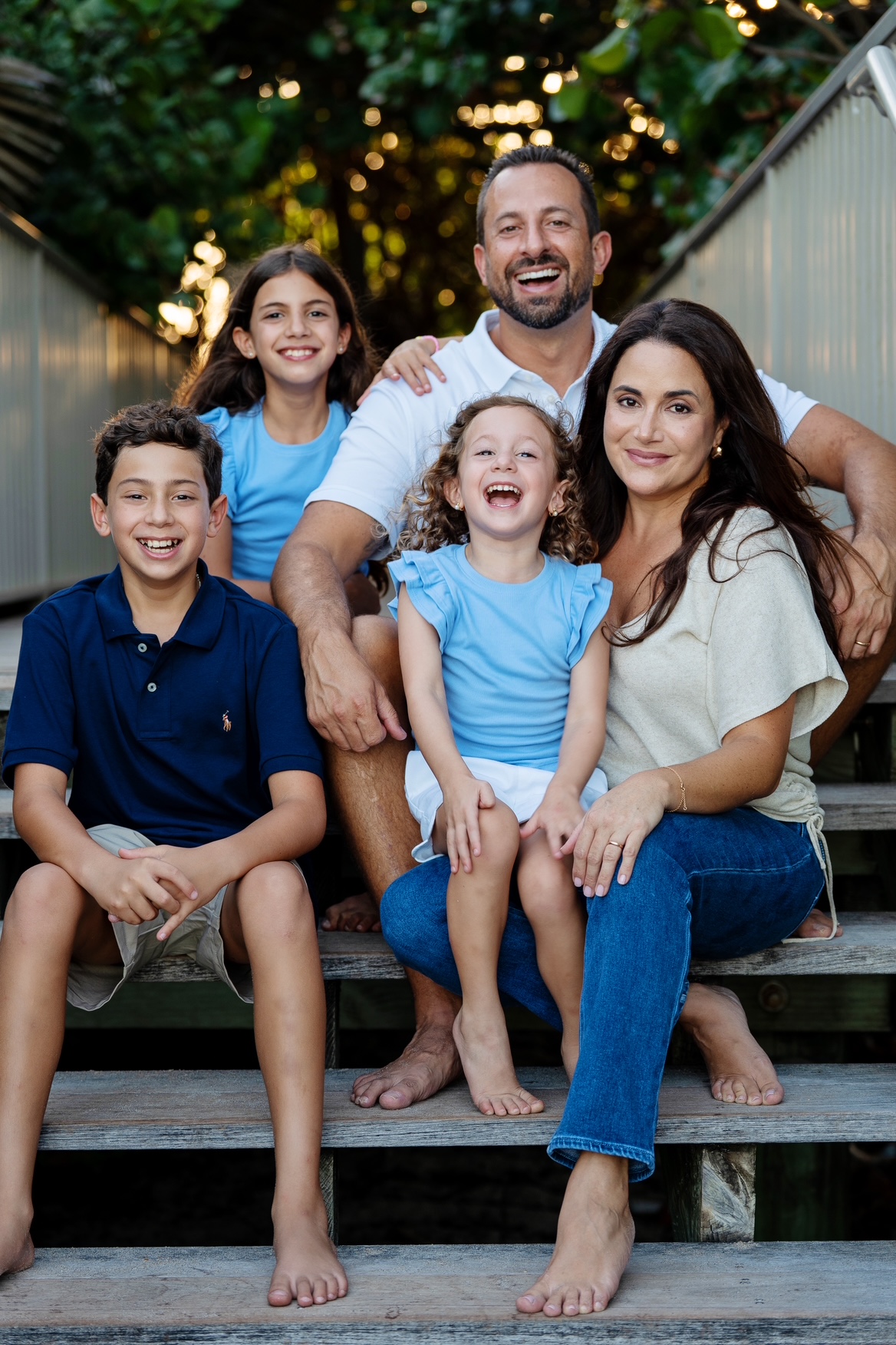 Frank DeSena and his family